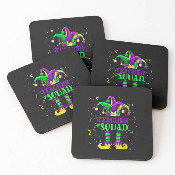 Item preview, Funny Jester Teacher Squad Family Matching Mardi Gras Parade designed and sold by minadebbieark.