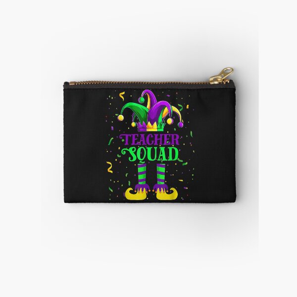 Item preview, Funny Jester Teacher Squad Family Matching Mardi Gras Parade designed and sold by minadebbieark.