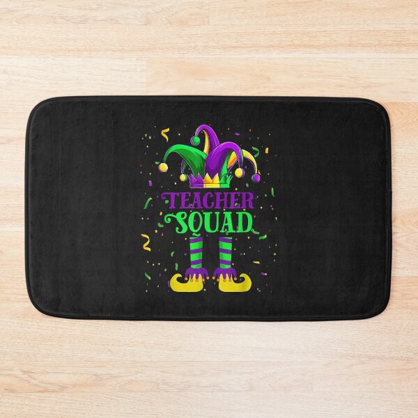 Item preview, Funny Jester Teacher Squad Family Matching Mardi Gras Parade designed and sold by minadebbieark.