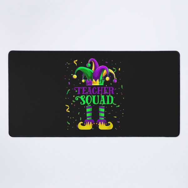 Item preview, Funny Jester Teacher Squad Family Matching Mardi Gras Parade designed and sold by minadebbieark.