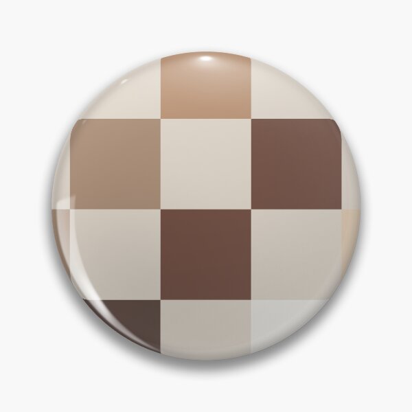 Item preview, White Tan Pattern Brown Checkerboard Print designed and sold by brookemiller801.