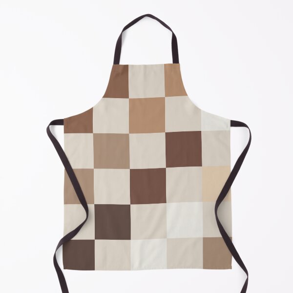 Item preview, White Tan Pattern Brown Checkerboard Print designed and sold by brookemiller801.