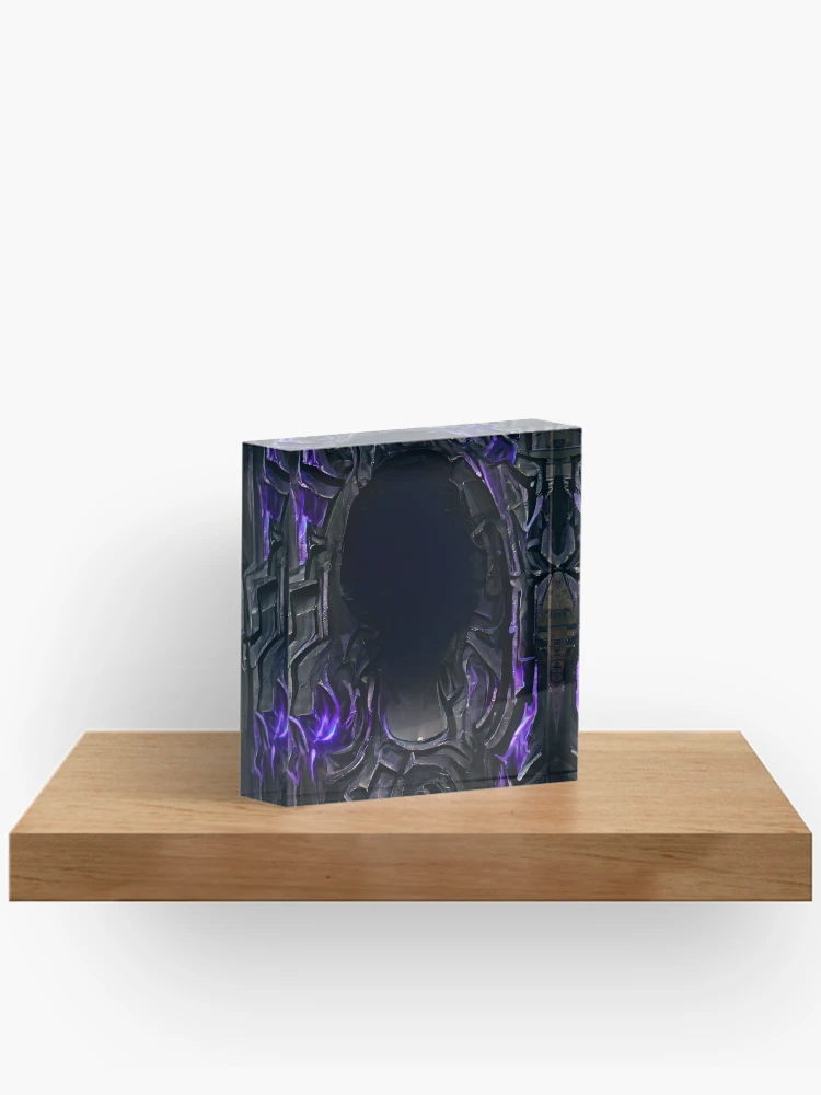 Thumbnail 2 of 5, Acrylic Block, Open Rift designed and sold by Ethereal Lab AI.