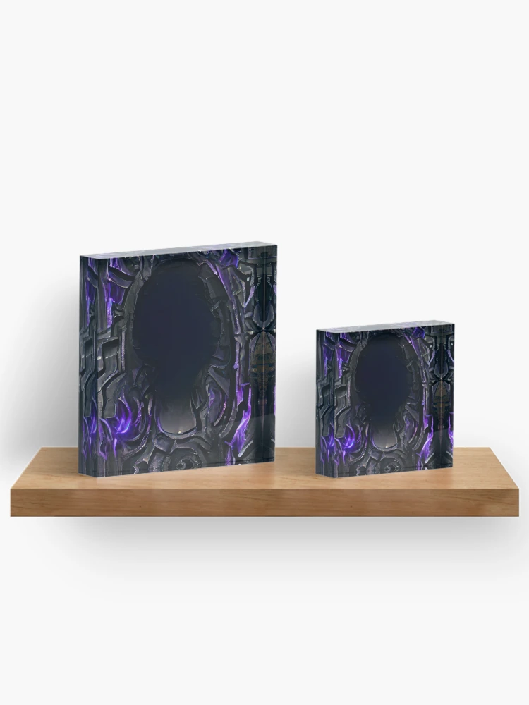 Thumbnail 3 of 5, Acrylic Block, Open Rift designed and sold by Ethereal Lab AI.