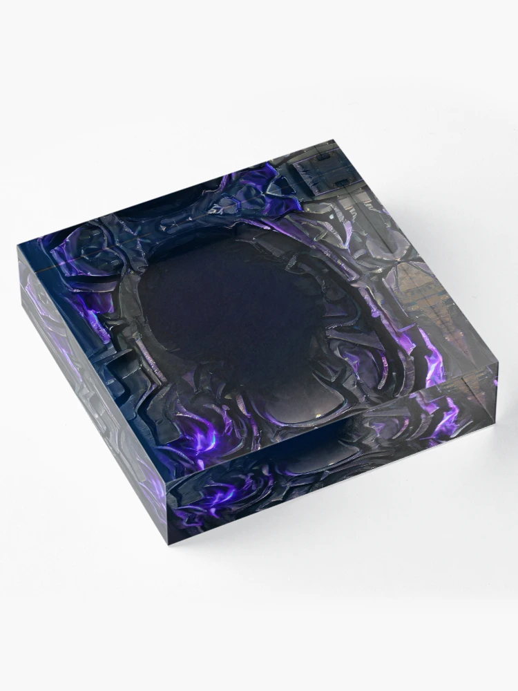 Thumbnail 4 of 5, Acrylic Block, Open Rift designed and sold by Ethereal Lab AI.