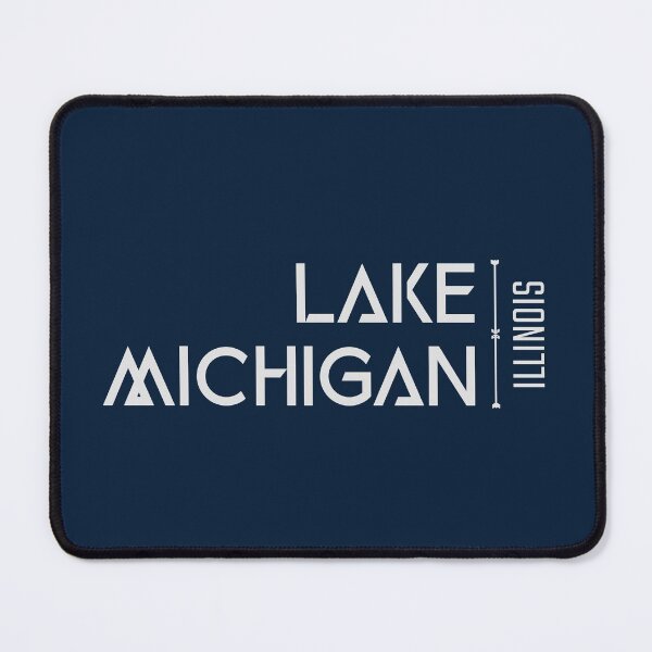 Item preview, Lake Michigan Illinois USA Gray Lettering Design designed and sold by Eleven-K.