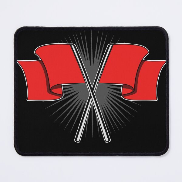 Item preview, Red car racing flag designed and sold by JioojiProject.