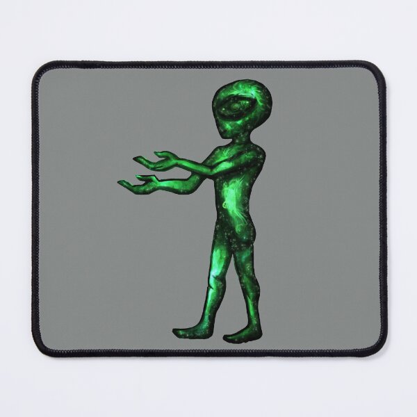 Item preview, Green Nebula Gray designed and sold by Gray Alien Art.