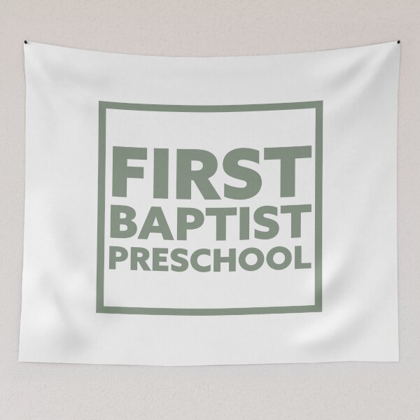 Item preview, First Baptist Preschool Sticker designed and sold by GiuliofMariani.