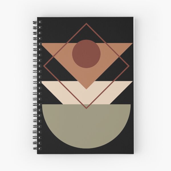 Item preview, Boho Bauhaus Geometric Art: Earth designed and sold by SpaceEnhance.