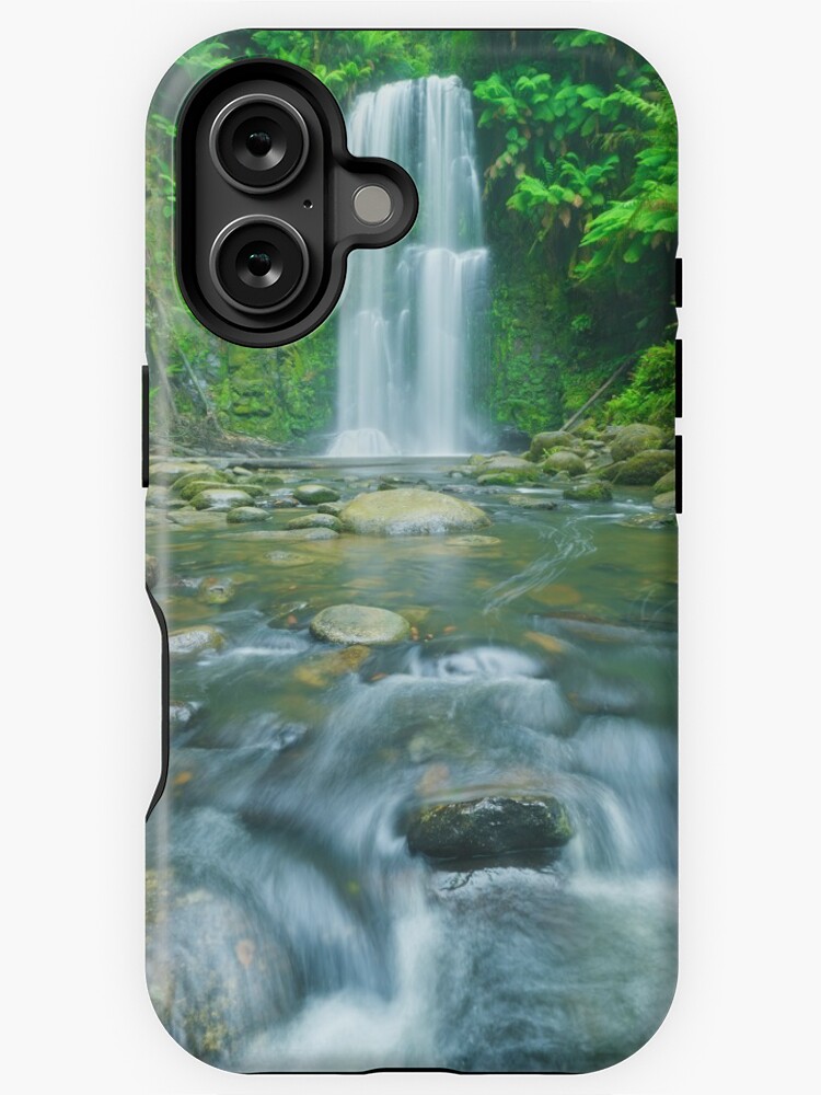 Thumbnail 1 of 4, iPhone Case, Beauchamp Falls, Great Otway National Park, Victoria, Australia designed and sold by Chockstone.