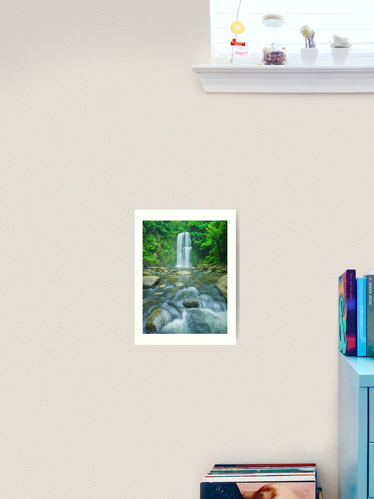 Thumbnail 2 of 3, Art Print, Beauchamp Falls, Great Otway National Park, Victoria, Australia designed and sold by Chockstone.