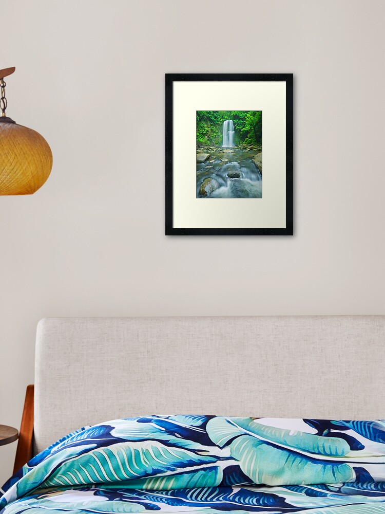 Thumbnail 1 of 7, Framed Art Print, Beauchamp Falls, Great Otway National Park, Victoria, Australia designed and sold by Chockstone.
