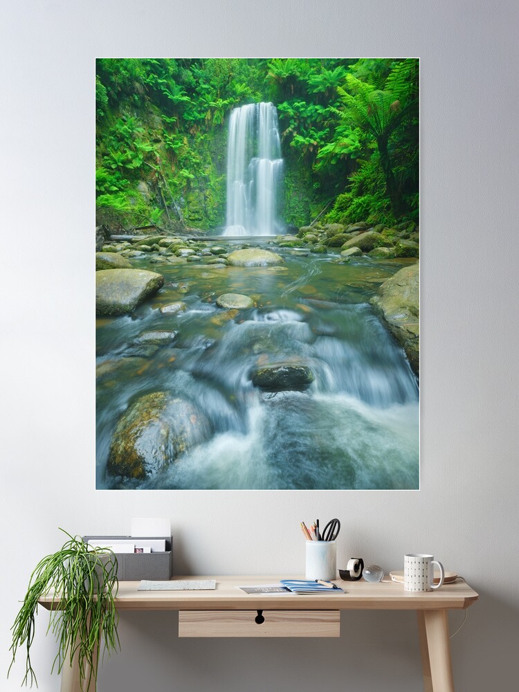 Thumbnail 1 of 3, Poster, Beauchamp Falls, Great Otway National Park, Victoria, Australia designed and sold by Chockstone.