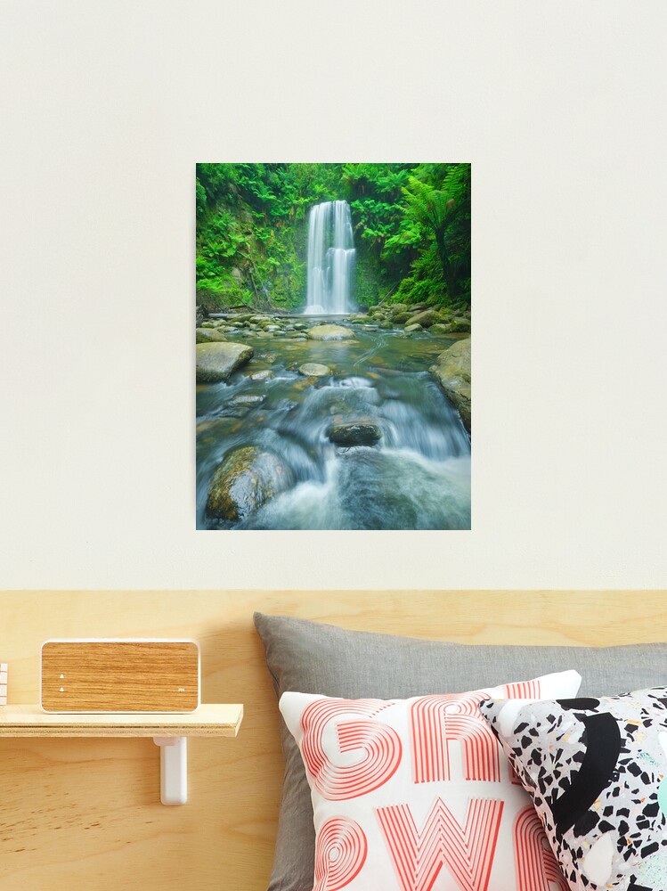 Thumbnail 1 of 3, Photographic Print, Beauchamp Falls, Great Otway National Park, Victoria, Australia designed and sold by Chockstone.