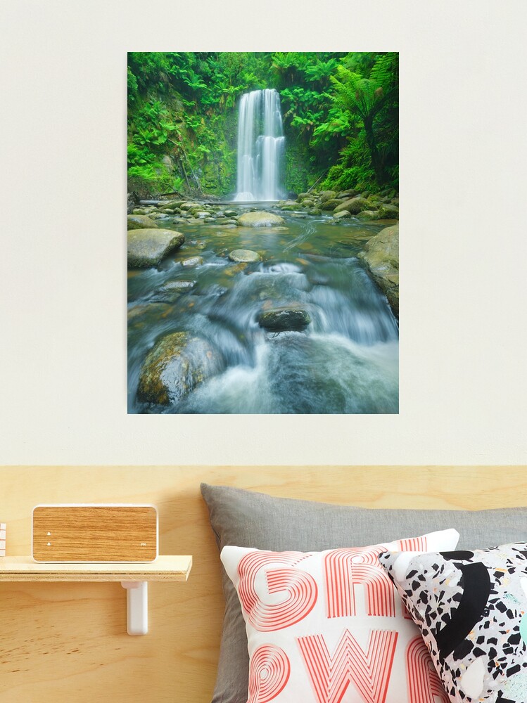 Thumbnail 1 of 3, Photographic Print, Beauchamp Falls, Great Otway National Park, Victoria, Australia designed and sold by Chockstone.