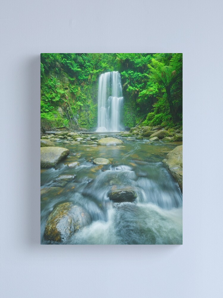 Thumbnail 2 of 3, Canvas Print, Beauchamp Falls, Great Otway National Park, Victoria, Australia designed and sold by Chockstone.