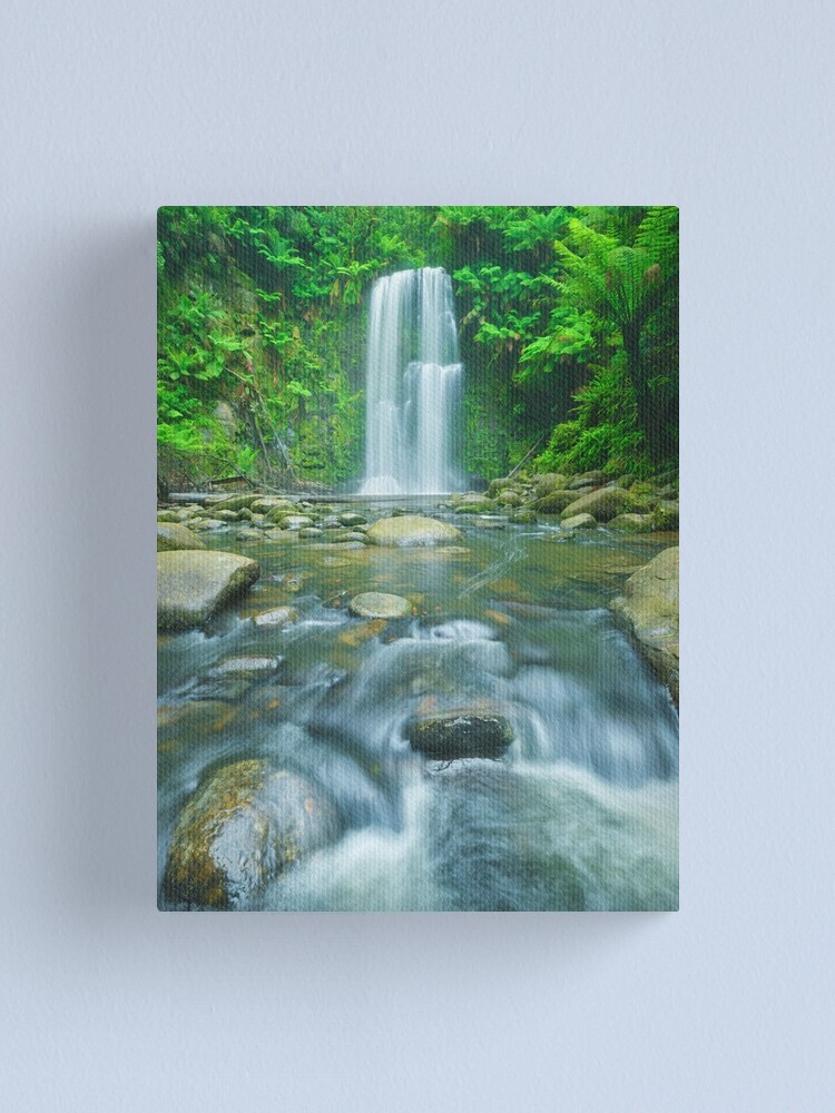 Thumbnail 2 of 3, Canvas Print, Beauchamp Falls, Great Otway National Park, Victoria, Australia designed and sold by Chockstone.