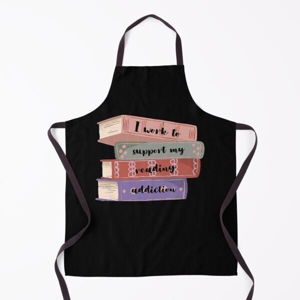 Item preview, I work to support my reading addiction designed and sold by PotluckPrints.