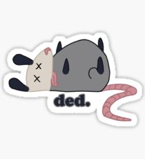 ded posum Sticker