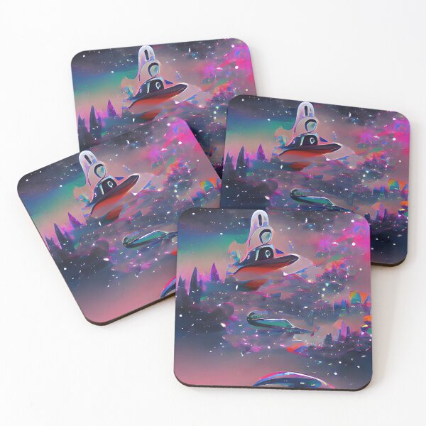Item preview, Vaporwave Space Station designed and sold by Ethereal Lab AI.