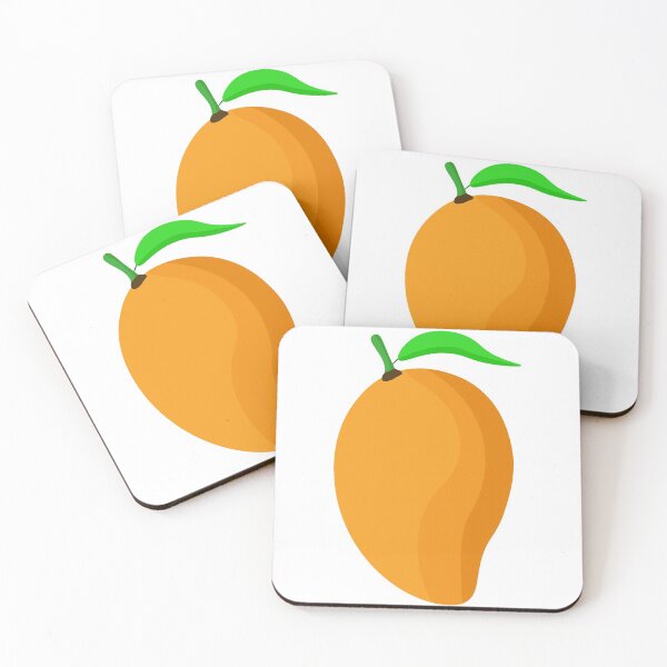Item preview, Mango illustration on white background. Simple flat design designed and sold by diahsariw.