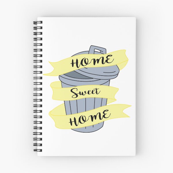 Item preview, home sweet home trash can  designed and sold by neanderjane.