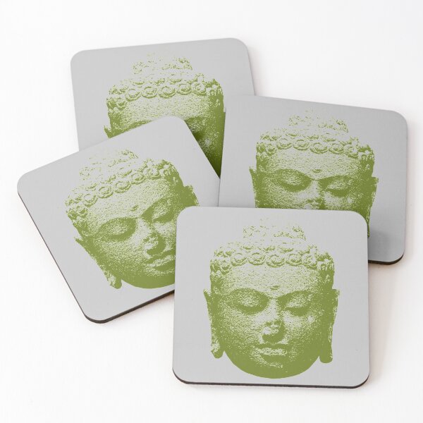 Item preview, Yoga Meditation Green Buddha Head - Yoga Meditation Apparel Gifts designed and sold by DeeSignTShirts.