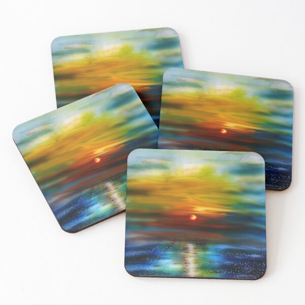 Item preview, Brella Golden hour over lake designed and sold by brellaum-ART.