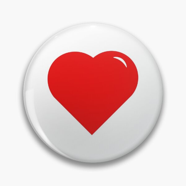 Item preview, Red heart illustration on white. designed and sold by diahsariw.