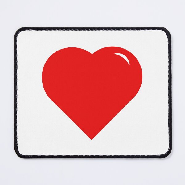 Item preview, Red heart illustration on white. designed and sold by diahsariw.