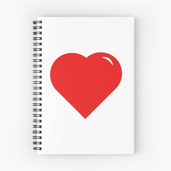 Item preview, Red heart illustration on white. designed and sold by diahsariw.
