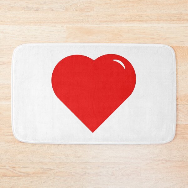 Item preview, Red heart illustration on white. designed and sold by diahsariw.