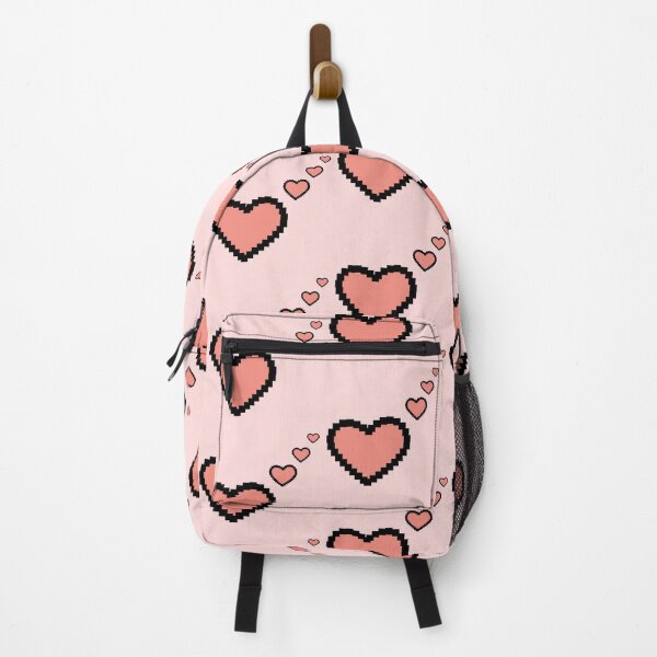 Item preview, pink pixel hearts designed and sold by ranafakhar.
