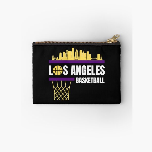 Item preview, Los Angeles Basketball Black/Gold/Purple City Skyline Apparel designed and sold by CameronBischoff.