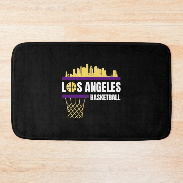 Item preview, Los Angeles Basketball Black/Gold/Purple City Skyline Apparel designed and sold by CameronBischoff.