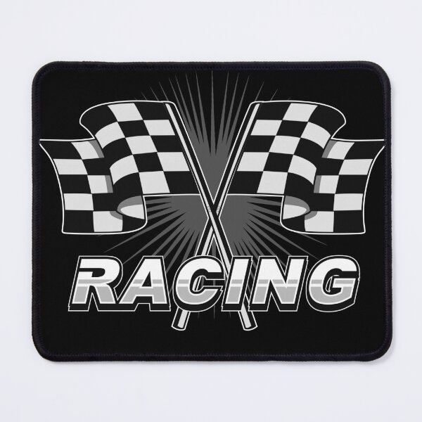 Item preview, Checkered racing car flag with text designed and sold by JioojiProject.