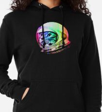 Astronaut Space Cat (digital rainbow version) Lightweight Hoodie
