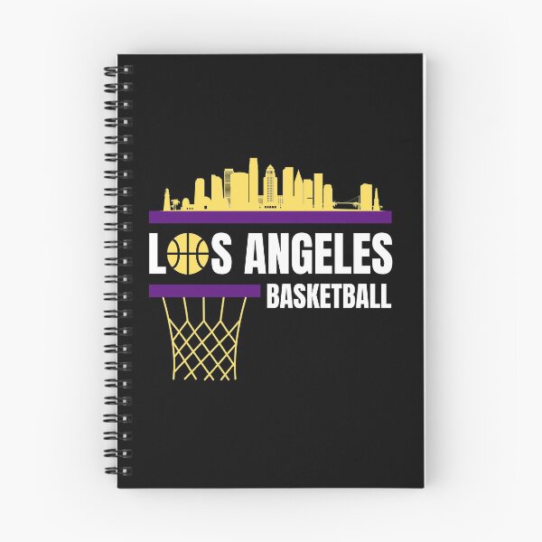 Item preview, Los Angeles Basketball Black/Gold/Purple City Skyline Apparel designed and sold by CameronBischoff.