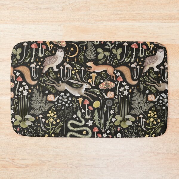 Item preview, Watercolor Woodland Jungle designed and sold by Mnightsa.