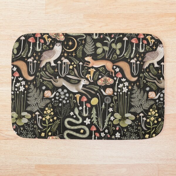 Item preview, Watercolor Woodland Jungle designed and sold by Mnightsa.