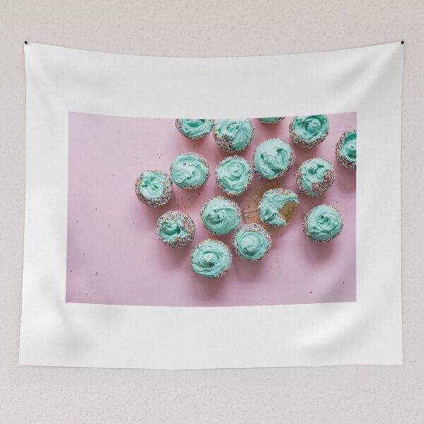 Item preview, Pastel Blue Cupcakes designed and sold by newburyboutique.