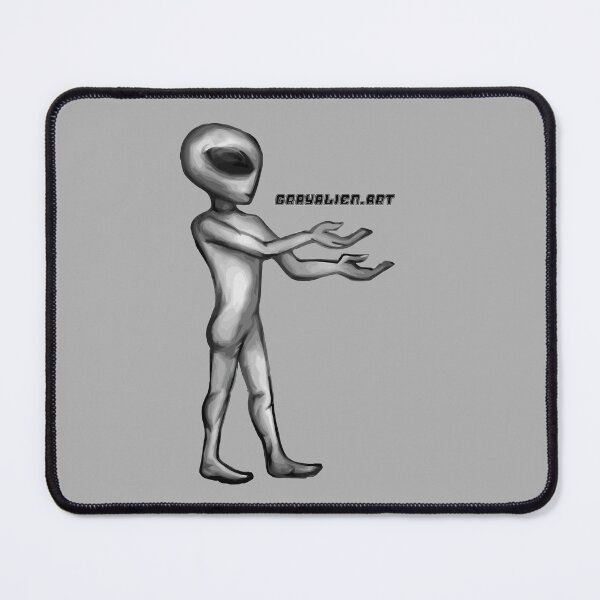 Item preview, Gray Alien with Logo designed and sold by Gray Alien Art.