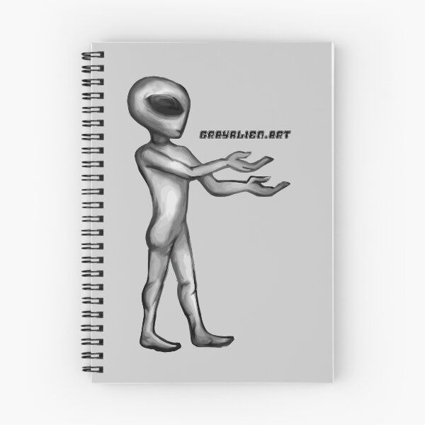 Item preview, Gray Alien with Logo designed and sold by Gray Alien Art.