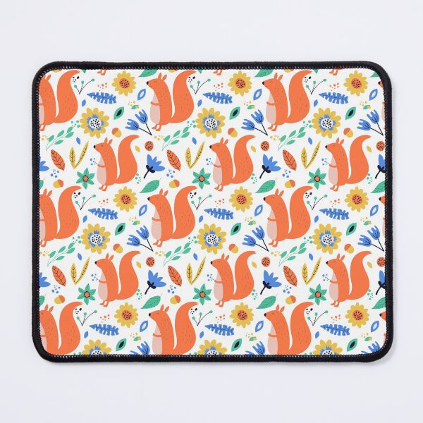 Item preview, Cute squirrels with flowers designed and sold by Mnightsa.