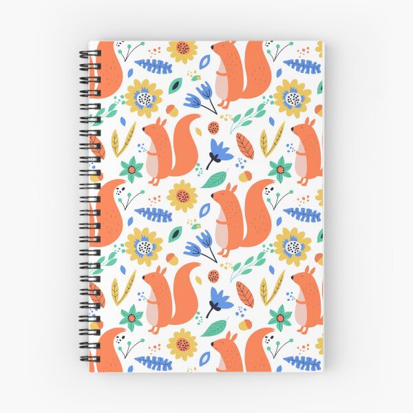Item preview, Cute squirrels with flowers designed and sold by Mnightsa.