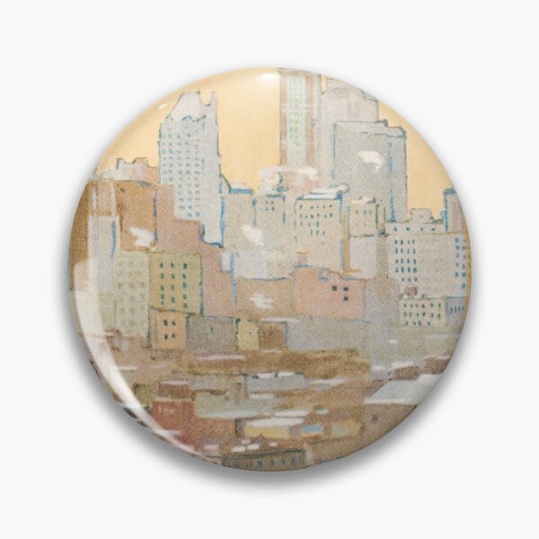 Item preview, Singer Building from Brooklyn Bridge designed and sold by artmadeinheaven.