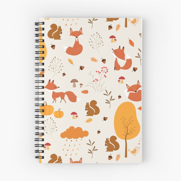 Item preview,  Autumn with cute Foxes and squirrels designed and sold by Mnightsa.