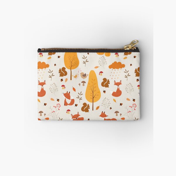 Item preview,  Autumn with cute Foxes and squirrels designed and sold by Mnightsa.