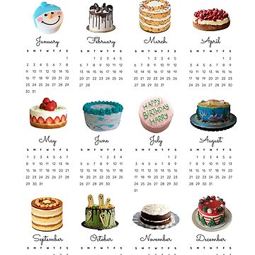 Cake Calendar - Etsy UK